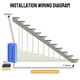 thumbnail image 2 of 3X para Escaleras Tira Flexible Sensor de Movimiento LED Interior 32 Canales Brillo Ajustable DC 12V 24V Controlador de Luz de Escalera, 2 of 5