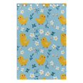 thumbnail image 4 of Lovely Chicken and Flowers Blackout Curtains 72 inch Length 2 Panels Grommet Drapes for Bedroom Living Room 72x55, 4 of 6