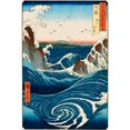 thumbnail image 2 of Whirlpool and Waves at Naruto Awa Province Poster Print by  Hiroshige, 2 of 2