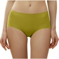 thumbnail image 2 of biudgviw Panties for Women Seamless Mid Waist No Show Breathable Underwear Soft Stretchy Full Coverage Briefs, 2 of 4