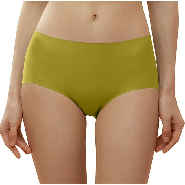 Erwazi Culotte Sans Couture pour Femmes en Soie Glacée Invisible Extensible Pack Bikini