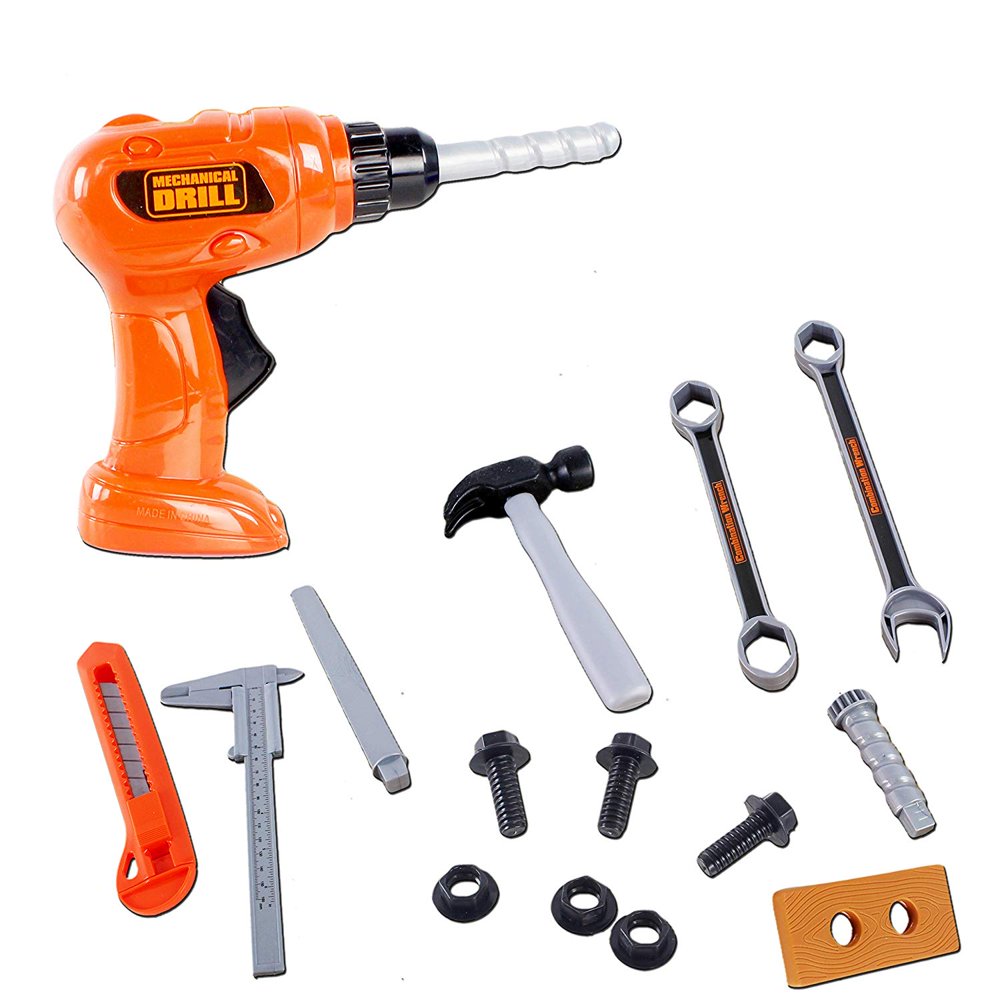 Children's Pretend Play Mimicking Daddy's Garage Tool Shed Playset Toy