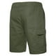 thumbnail image 4 of pstuiky Hombres bajos, Pantalones cortos cargo para hombre, para correr, con múltiples bolsillos y cintura elástica para senderismo. Pantalones cortos de golf, 4 of 4