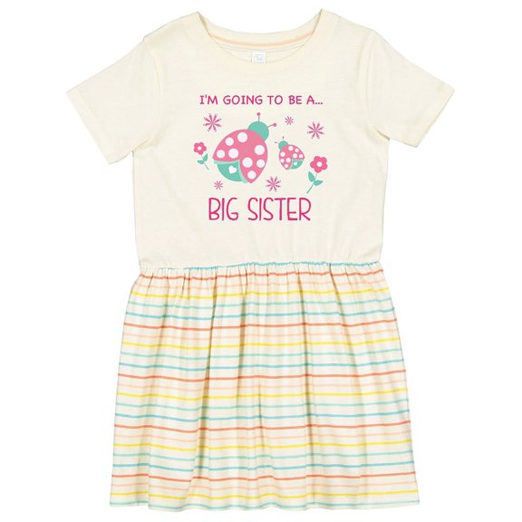 Inktastic I'm Going to Be a Big Sister Girls Toddler Dress