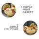 thumbnail image 3 of UPGRATOR Cesta Multifuncional De Almacenaje Con Forma De Para Snacks Y Pan En Color, 3 of 8
