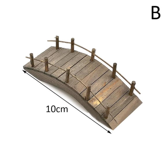 1:12 Doll House Simulation Model Mini Wooden Arch Bridge pcs 1 M9K5 K7B7
