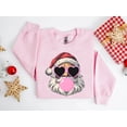 thumbnail image 2 of Christmas Bubble Gum Sweatshirt, Santa Blowing Bubble Shirt, Pink Christmas Santa Shirt, Retro Christmas Shirt, Santa Bubble Gum Sweatshirt, Merry Christmas Shirt, Xmas Hoodie, 2 of 3