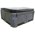 thumbnail image 6 of Origin 5‑Person 30‑Jet Lounger Plug & Play Hot Tub – 120V/240V, Stainless Steel Heater, Ozone System, Waterfall & LED Lighting (Gray), 6 of 14