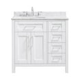 thumbnail image 2 of Ove Decors Tahoe 36 W x 21" D Freestanding Bathroom Vanity with Sink, Pure White, 2 of 22