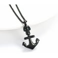 thumbnail image 3 of Anchor Skull Cremation Urn Necklace for Human Ashes Cremation Jewelry for Men Women Memorial Gifts Keepsake Ashes Pendant Jewelry, 3 of 7