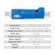 thumbnail image 2 of Paquete de 4 conectores adaptadores de fibra óptica híbridos de modo único de 9/125 um/macho a LC/hembra para joystick óptico, 2 of 5