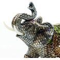 thumbnail image 5 of Elephant Statue, Lucky Elephant Statue Sculpture Wealth Figurine Gift Home Decoration (Rattan, Left), 5 of 5