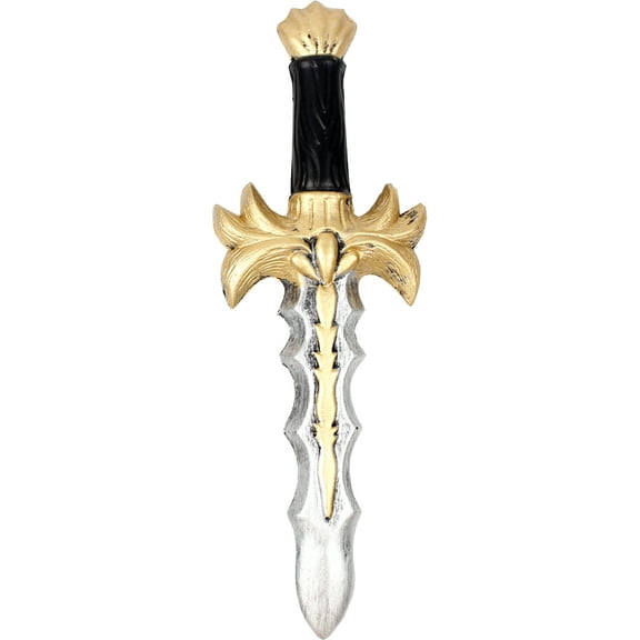 Medieval Fancy Black Dagger Toy Costume Accessory