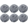thumbnail image 3 of (6X Steel Wool) Steel Wool Clearance Plertrvy Stainless Steel Sponges Scrubbing Scouring Pad Steel Wool Scrubber for Kitchens Bathroom And More, 3 of 9