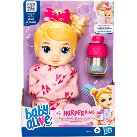Baby Alive Shampoo Snuggle Harper Hugs Doll