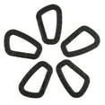 thumbnail image 2 of jinwen 5Pcs Outdoor Carabiners Backpack Hook Snap Keychain D- Buckle black, 2 of 9