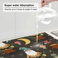 thumbnail image 6 of Kdxio Gnome Insect Frog for Dish Drying Mat,24*18 inch Absorbent Dish Drainer Kitchen Counter,Large Size Dish Drying Pad for Countertops,Draining Racks, 6 of 9