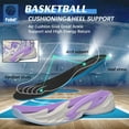 thumbnail image 2 of Bolognifi Men's High Top Basketball Shoes Enhance Ankle Support and Non Slip Rubber Soles, 2 of 6
