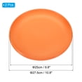 thumbnail image 2 of Flying Disc 10.8 Inch 175 Gram, Sport Disk Training Disk for Backyard Lawn Beach, Orange, 2 Pack, 2 of 6