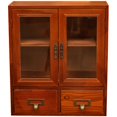 thumbnail image 1 of Brown MultiLayer Wooden Display Cabinet for Storing with Vintage Design and Quality 13.5 Inches, 1 of 4