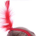thumbnail image 3 of 3 piezas muñecas de disfraces de fiesta diadema de plumas Top sin rojo Sunnimix Trajes de disfraz de muñeca de niña, 3 of 8