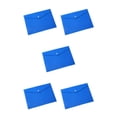 thumbnail image 3 of Inteprter 10x Práctico organizador de carpetas a prueba de agua para organización Organizador transparente para documentos Azul sólido 18 A4 Type2 NO2, 3 of 6
