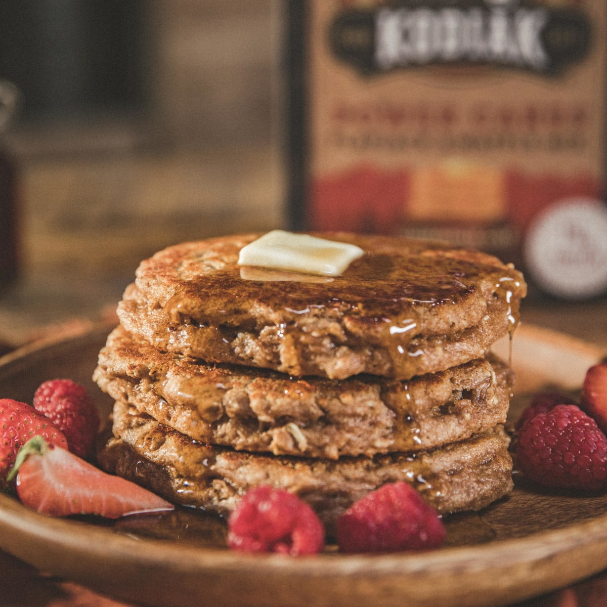 Kodiak Protein-Packed Power Cakes Cinnamon Oat Pancake and Waffle Mix, 20 oz Box