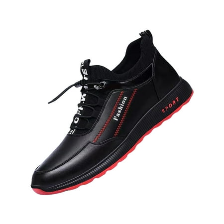 

Fangasis Men s Sneakers Sport Athletic Shoes Fitness Workout Trainers Mens Walking Shoe Hiking Comfortable Slip On PU Upper Sneakers 6