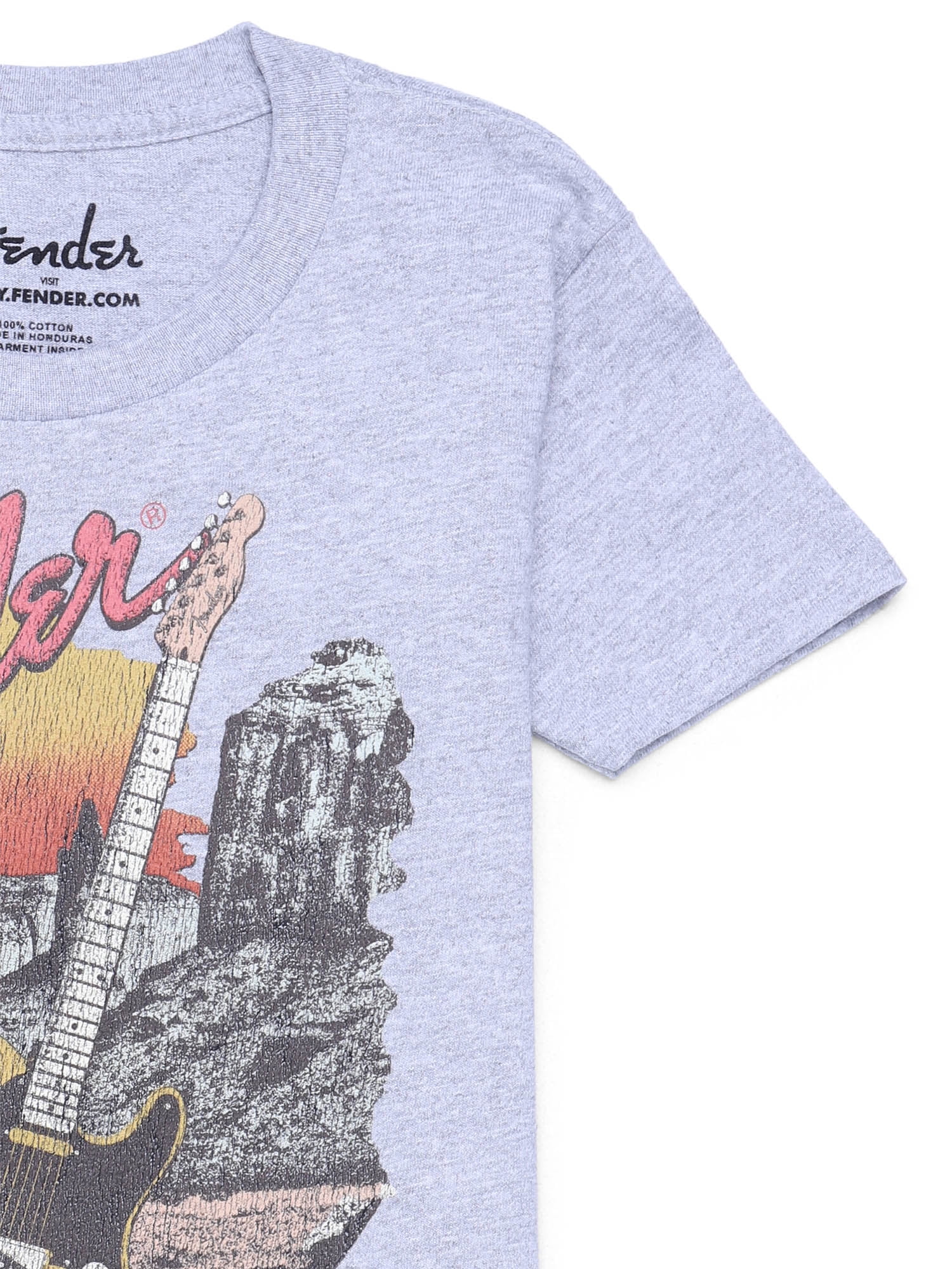 Fender Guitar Boys Graphic Tee with Short Sleeves, Sizes 4-18