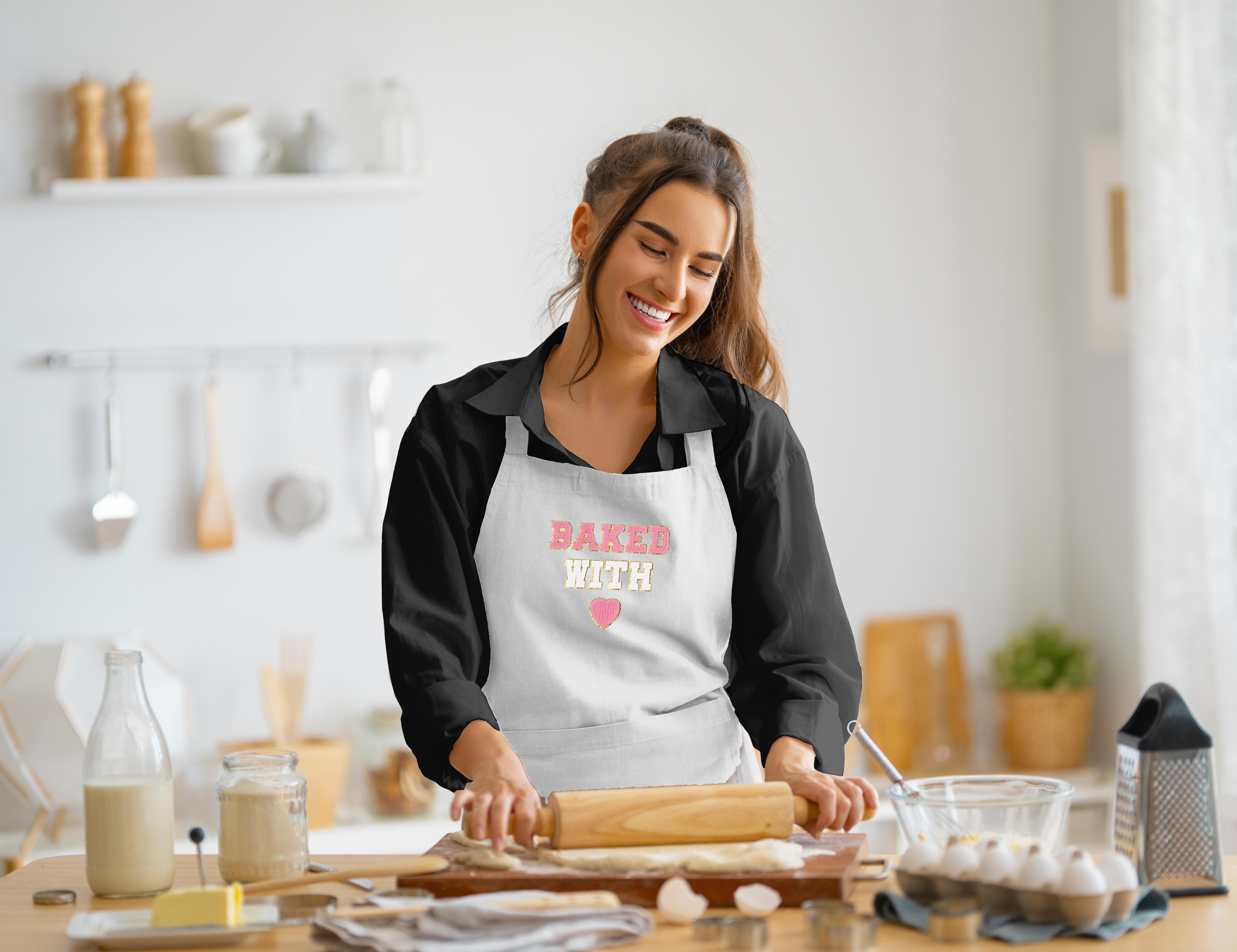 Hello Hobby 3 PK White Canvas Aprons