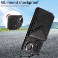 thumbnail image 2 of Allytech Galaxy A33 5G Case Wallet with Cards Holder & Detachable Shoulder Strap, Ring Holder Kickstand Vintage PU Leather Shockproof Wallet Case Cover for Samsung Galaxy A33 5G - Black, 2 of 14