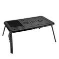 thumbnail image 2 of Ejoyous Adjustable Portable Folding Table Bed Desk Stand For Computer Laptop (Black), 2 of 8