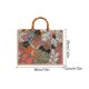 thumbnail image 3 of Bolsas De Mano Bolso De Hombro Compuesto Lentejuelas De Gran Capacidad Durable Mujeres Lino Damas Compras, 3 of 5