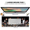 thumbnail image 2 of Garden Blooming Flowers Desk Pad, Colourful Wildflowers Floral Vintage Keyboard Large Mouse Pad Mat, Anti Slip Rubber Long Mousepad for Desktops Computers Laptop,31.5 X 11.8 Inch, Black, 2 of 5