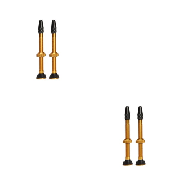 Paquete de 2 válvulas de neumático sin cámara 60mm Toystoory