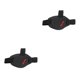 thumbnail image 2 of Almohadilla Universal Toystoory para cambio de marchas de motocicleta negro rojo 42.5*8 cm 2piezas, 2 of 5