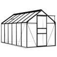 thumbnail image 1 of vidaXL Greenhouse with Base Frame Anthracite Aluminium 7.03 m², 1 of 5