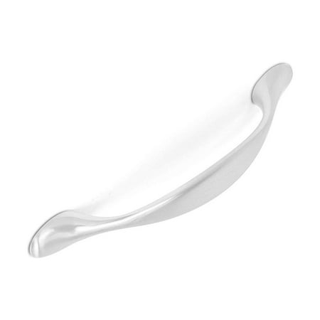 BirdRock Home Decorative Oval 3.75  Handle Pull - Brushed Nickel - 25 Pack