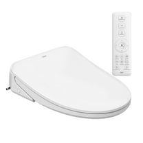 R&T Auto-Open Bidet Toilet Seat, Elongated Electric Bidets with Warm Water, Air Dryer, Adjustable Heated Seat, Nightlight, V303 Bidet Attachment for Toilet