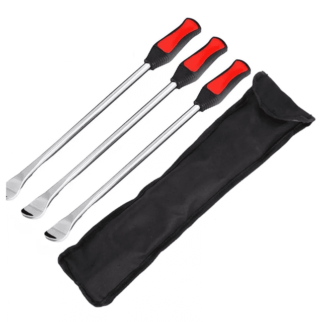 Kit De Palanca Desmontar Para Llantas Motocicleta Bicicleta Negro/Rojo