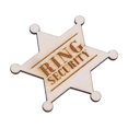 thumbnail image 3 of Wooden Badge Ring Breastpin for Wedding Rustic Security Brooch, 3 of 4