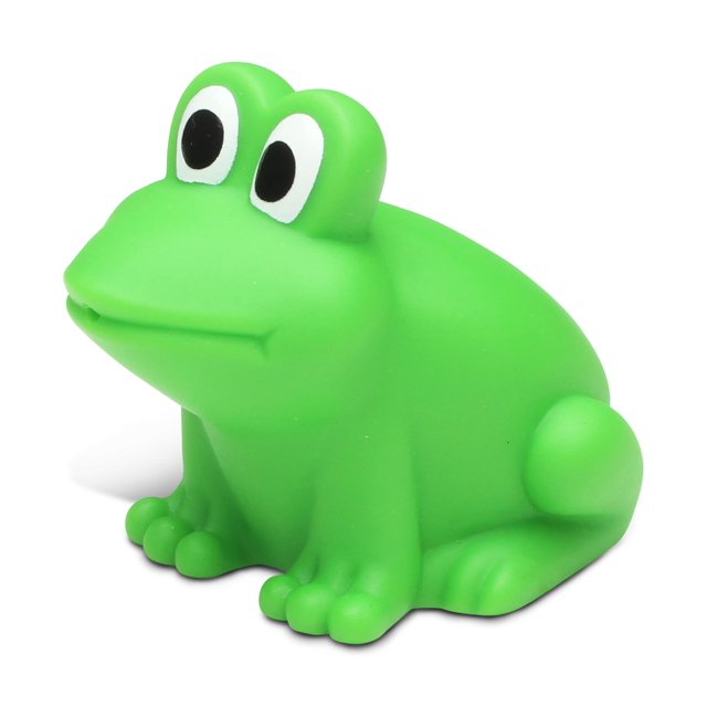 Dollibu Frog Bath Buddy Squirter - Rana verde flotante Juguete de baño de goma Diversión con chorros de agua Juego de baño para niños pequeños Juguete animal lindo y suave para la bañera Playa y pisci