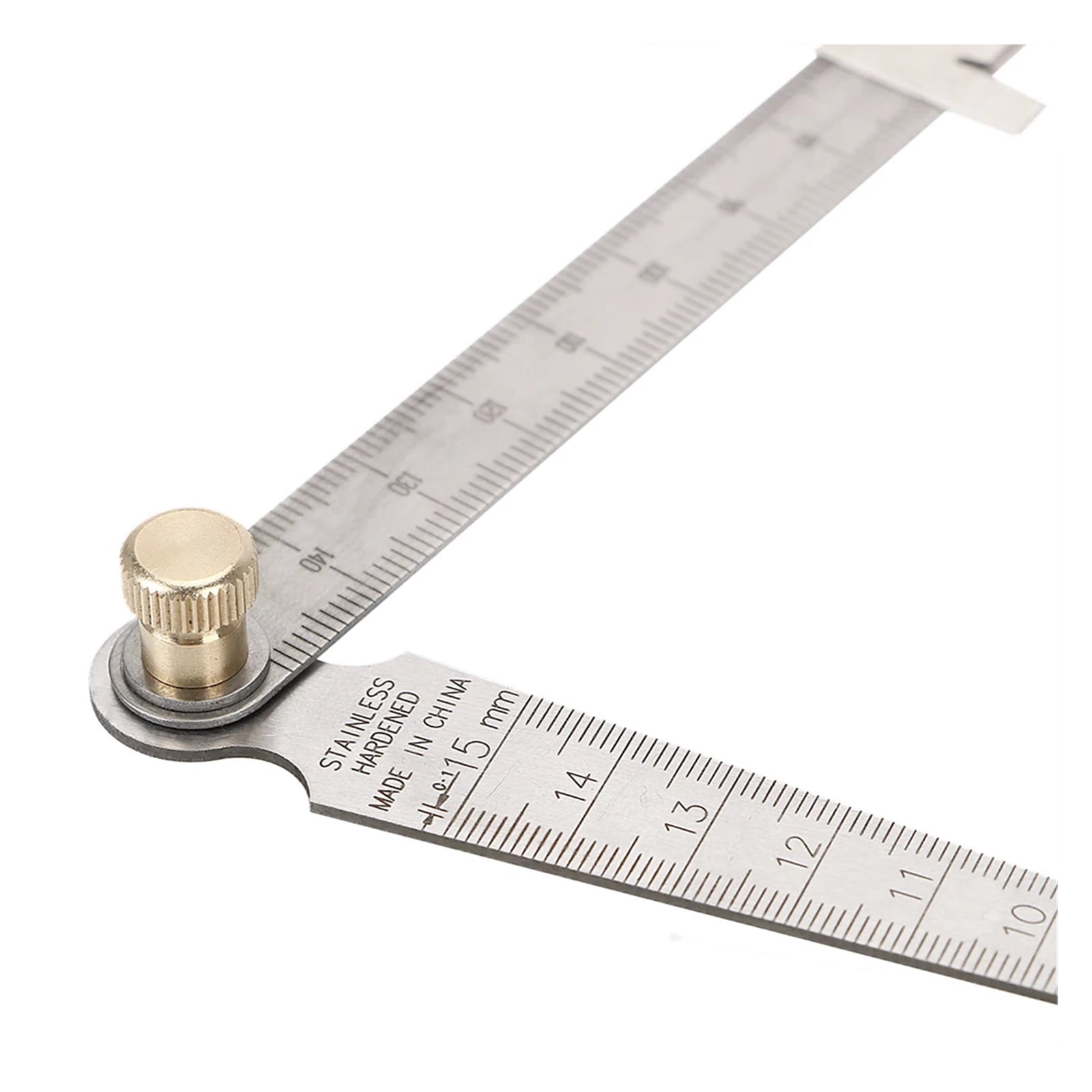 Measuring Tool For Drill Hole Wedge Taper Ruler Bore Measurement Stainless Steel 1-150mm Feeler Gauges ,Corrosion-Resistant