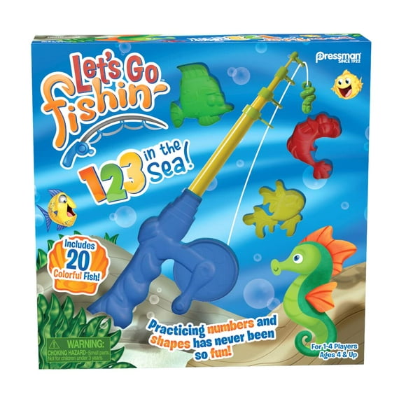Game Pressman ¡Vamos a pescar 123 en el mar! A partir de 4 años