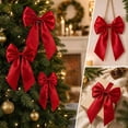 thumbnail image 5 of 10 Pack Satin Ribbon Bows, Large Pre Tied Craft Bows, 8 Inch Fabric Embellishments for Gift Wrap Wreaths Chairs Parties and DIY Decor, Coordinated Decorative Bow Set, 5 of 9