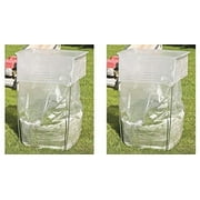 Bag Buddy Bag Holder - Versatile Metal Support Stand 39-45 Gallon Plastic Paper Bags - Use Leaves, Yard Work, Laundry, Trash More - 30" h Pack of 2