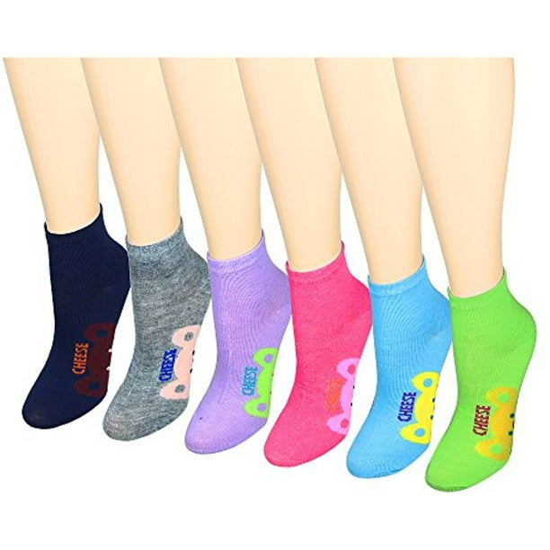 Pashmina Women's 12 Pairs Socks Assorted Colors Size 69, Diff Patterns