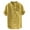 Yellow, variant on TSADFHJI Tall Dress Shirts for Men Christmas Men's Summer New Pure Cotton Hemp Button Short Sleeves Fashion Large Blouse Top Xxxl Yellow