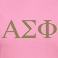 thumbnail image 3 of CafePress - Alpha Sigma Phi Greek Letters Gold T Shirt - Women's Traditional Fit Dark T-Shirt, 3 of 4