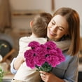 thumbnail image 4 of JeashCHAT Artificial Carnation Flowers Mother's Day Fake Carnation Bouquet Silk Flowers 18 inch Tall Carnations for Home Vase Table Centerpiece, Floral Arrangements, 4 of 6